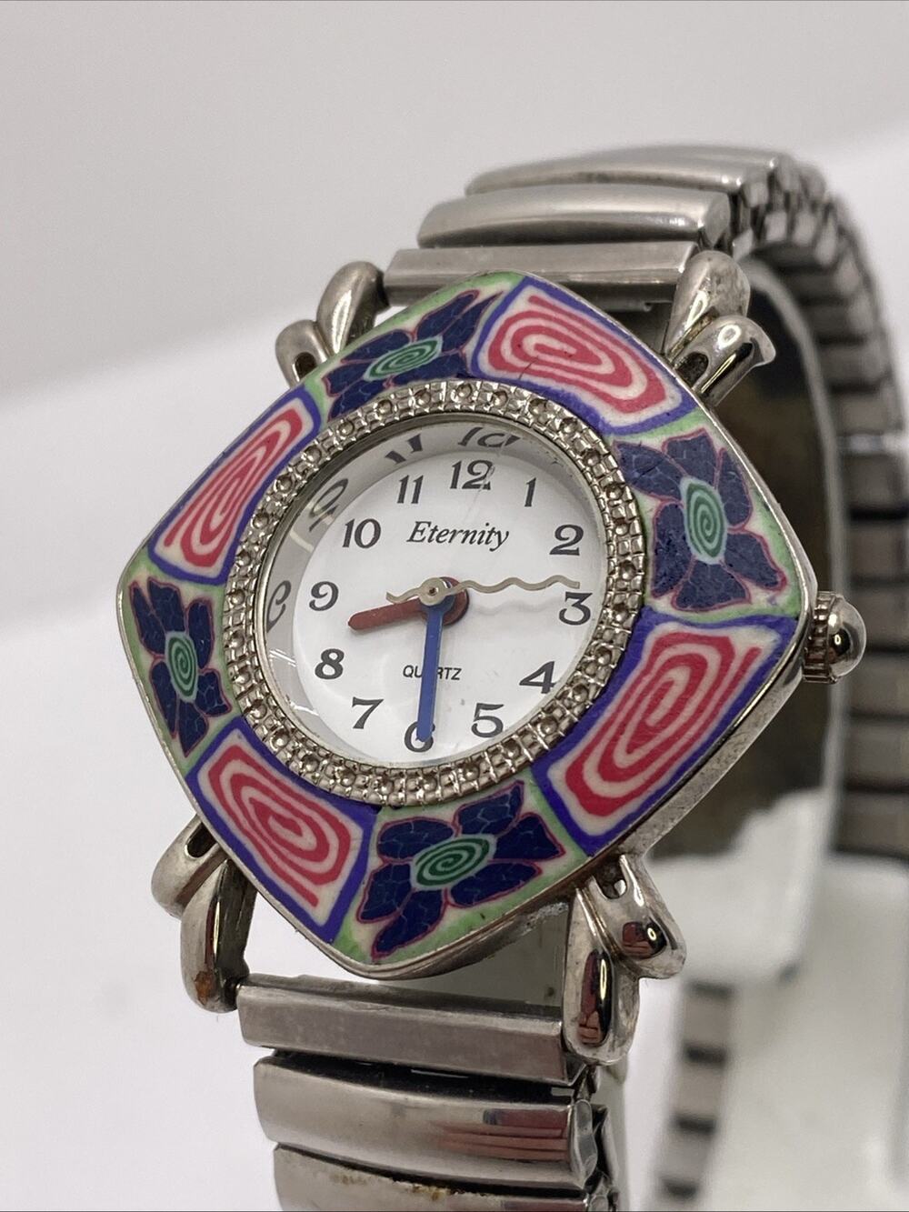 Vintage Eternity Womens Stretch Art Watch New Battery